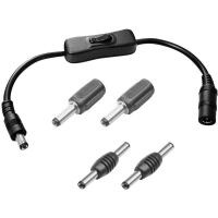 Гнездо низковольтное 5.5 мм, 2.5 мм, 0.2 м, 1 шт TRU Components TC-2511216