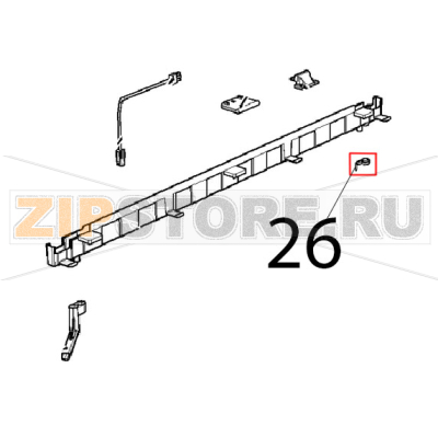 Tappo per profilo raccogli gocce Unox XBC 615EG Tappo per profilo raccogli gocce Unox XBC 615EGЗапчасть на деталировке под номером: 26