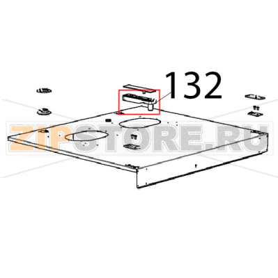 Staffa superiore porta CT BT Unox XBC 615EG Staffa superiore porta CT BT Unox XBC 615EGЗапчасть на деталировке под номером: 132