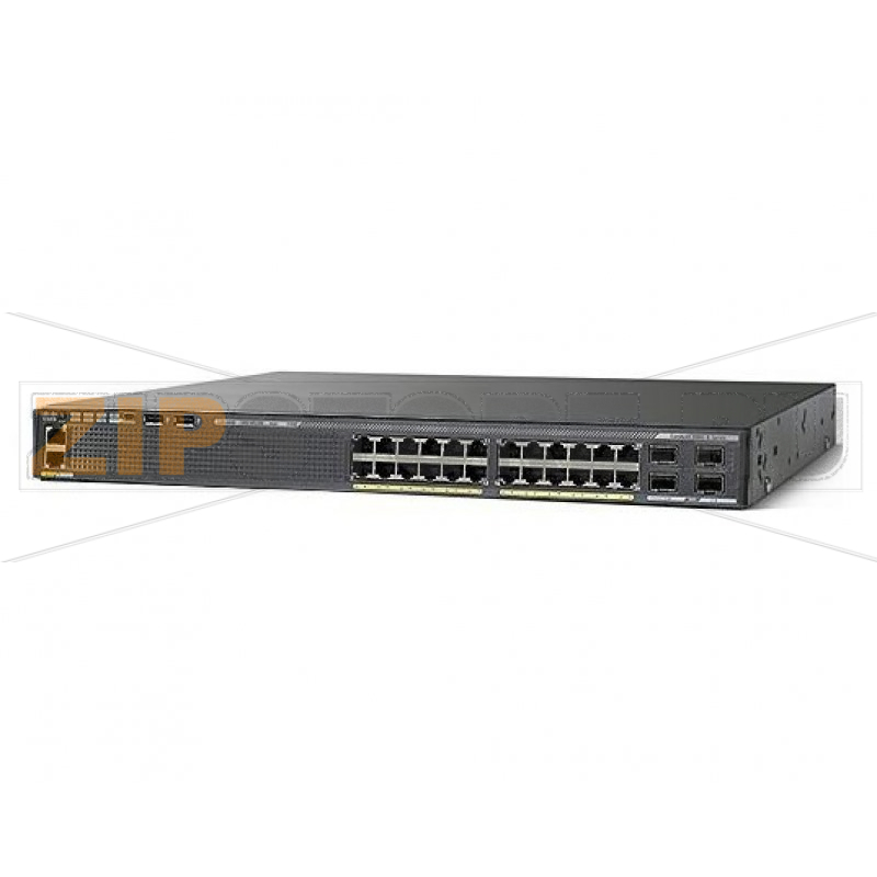 Коммутатор 24xGE, 4x1G SFP, LAN Base Cisco WS-C2960X-24TS-L 