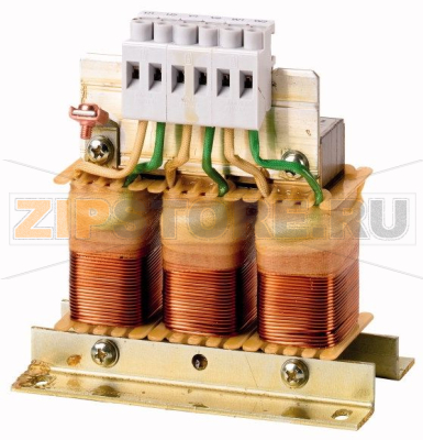 Дроссель моторный, 3p, 8A, 4.1 мГн, 750 В, 50/60 Гц Eaton DX-LM3-008 