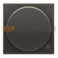 Накладка регулятора громкости, чёрный бархат ABB 2269.20