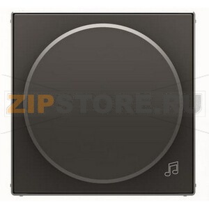 Накладка регулятора громкости, чёрный бархат ABB 2269.20 