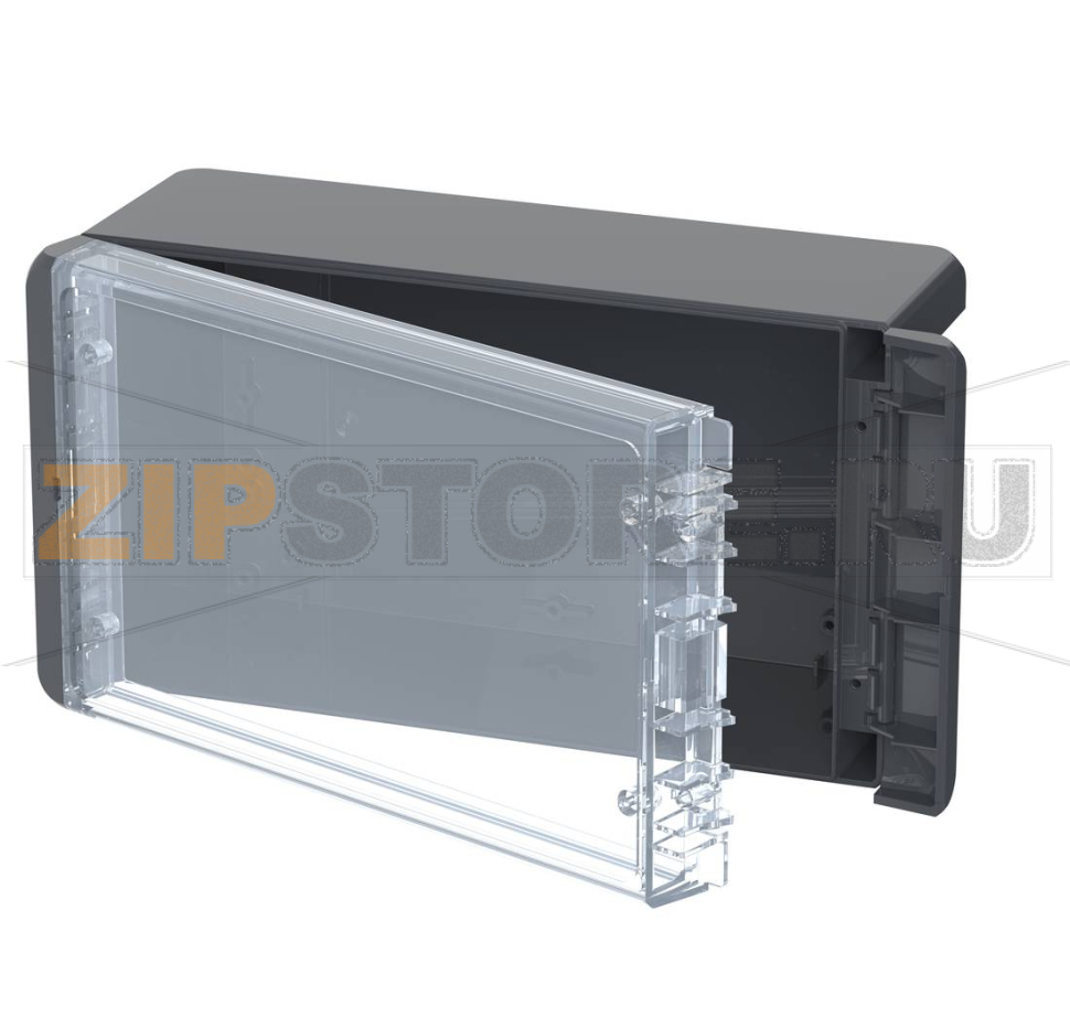 Корпус, 231x125x90 мм, поликарбонат UL 94 V0, прозрачная крышка Bopla B 221309 PC-V0-G 7024 