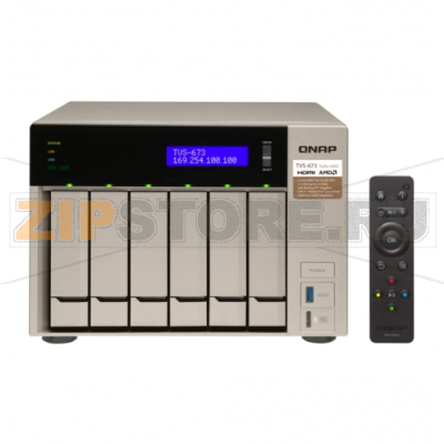Накопитель сетевой QNAP TVS-673 