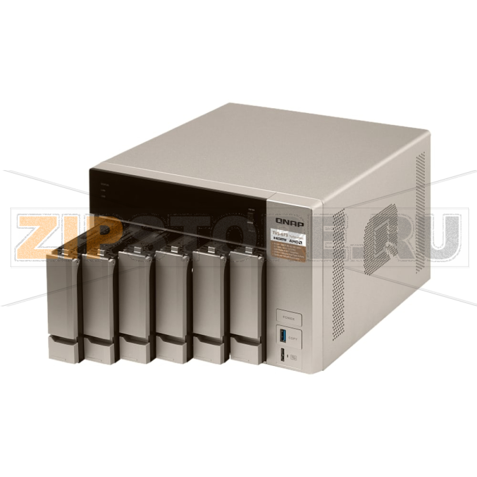 Накопитель сетевой QNAP TVS-673 