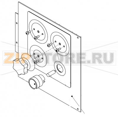 Porta scatola programmatore dual timer ES 10/34 Imesa ES 10                                     Porta scatola programmatore dual timer ES 10/34 Imesa ES 10Запчасть на сборочном чертеже под номером: 17Название запчасти на итальянском языке: Porta scatola programmatore dual timer ES 10/34 Imesa ES 10