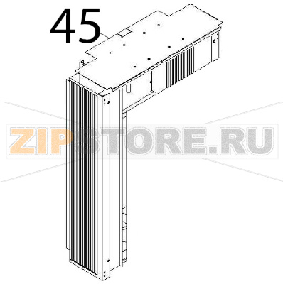 Bottom evap. head Angelo Po IA101L Bottom evap. head Angelo Po IA101LЗапчасть на деталировке под номером: 45
