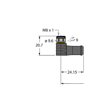 Кабель PVC Turck PKW3M-P7X2-10-PSG3M/TEG