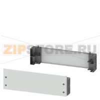 SIVACON, Base, for cabinets with front door H: 200 mm, W: 800 mm, RAL 7035, 4 feet and 2 masking frames Siemens 8MF1280-2CS