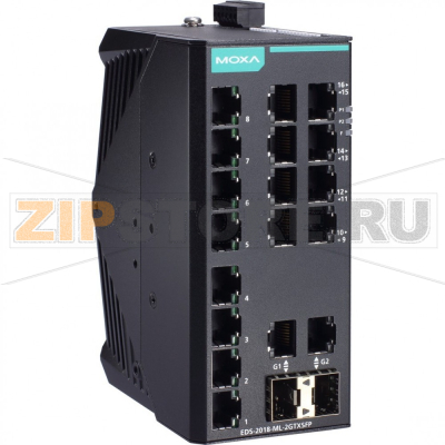 Коммутатор MOXA EDS-2018-ML-2GTXSFP 