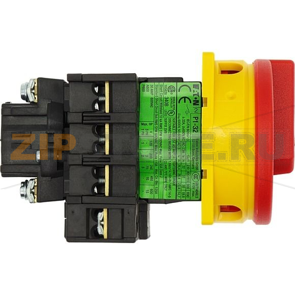 Выключатели главные, P1, 32 A, 3-полюсн. + N Eaton P1-32/EA/SVB/N 
