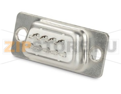 Hyperline CON-DSUB9-M-SLD Разъем D-SUB, 9 контактов, папа (male), под пайку 