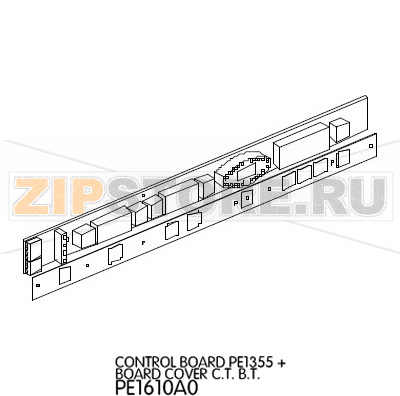 Control board PE1355 + board cover C.T. B.T Unox XVC 304 Control board PE1355 + board cover C.T. B.T Unox XVC 304Запчасть на деталировке под номером: 43Название запчасти на английском языке: Control board PE1355 + board cover C.T. B.T Unox XVC 304