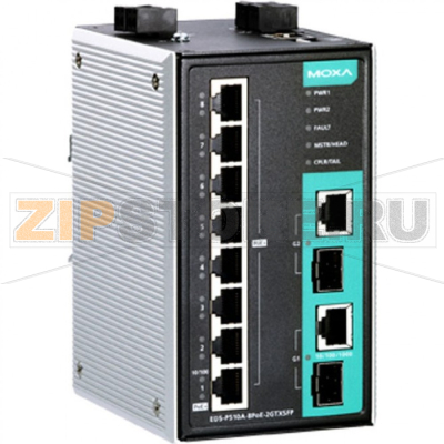 Коммутатор MOXA EDS-P510A-8PoE-2GTXSFP 