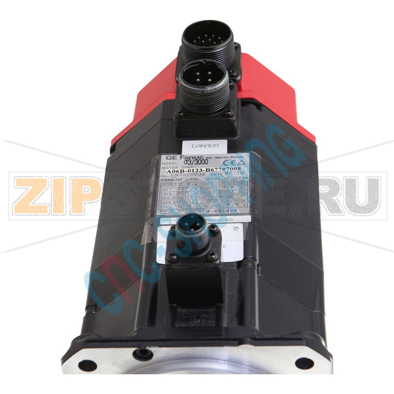 Серводвигатель с прямым валом и тормозом Fanuc A06B-0123-B677#7008 