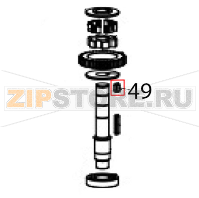 Flat key Hurakan HKN-20SN2V Flat key Hurakan HKN-20SN2VЗапчасть на деталировке под номером: 49