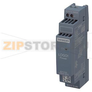 LOGO!POWER 24 V / 0.6 A, стабилизированный блок питания, вход: ~100-240 В, выход: =24 В / 0.6 A Siemens 6EP3330-6SB00-0AY0 