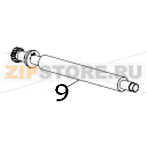 Rear pressing paper roller TSC MX641P Rear pressing paper roller TSC MX641PЗапчасть на деталировке под номером: 9