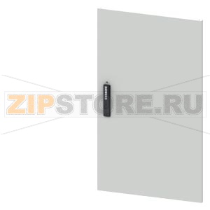 ALPHA 630 DIN, Replacement door right door for cabinet W=1050 mm and W=1300 mm, H=1950 mm complete door incl. lock and bar rods, RAL7035 Door width 525 mm Siemens 8GK9513-8KK50 