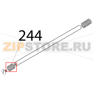 Molla b. tonda Sirman Topaz 250 Molla b. tonda Sirman Topaz 250Запчасть на деталировке под номером: 244