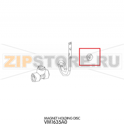 Magnet holding disc Unox XVC 105 Magnet holding disc Unox XVC 105Запчасть на деталировке под номером: 85Название запчасти на английском языке: Motor revolutions sensor Unox XVC 105
