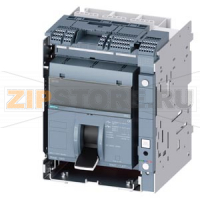 draw-out switch disconnector with handle with guide frame and PSS frame 1600; 4AUX Icu=55kA @ 415V, 3-pole SD100; In=1600A without overload protection w/o short-circuit protection rear bus connector offset Siemens 3VA2716-5.A37-....
