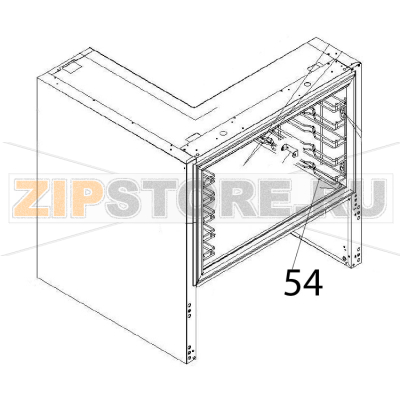 RH Rack Angelo Po DS51M RH Rack Angelo Po DS51MЗапчасть на деталировке под номером: 54