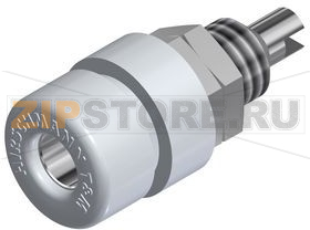 Разъем 4 мм, 32 A, 30 В, белый Hirschmann BIL 30 WEISS / WHITE 