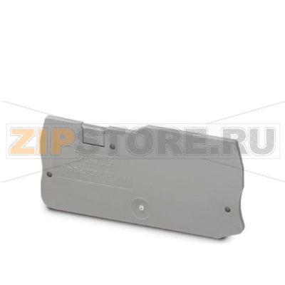 Концевая крышка Phoenix Contact D-QTCS 1,5-TWIN Длина: 72,1 мм, Ширина: 2,2 мм, Высота: 39,3 мм, Цвет: cерый.Минимальный заказ: 50 шт.Упаковка: 50 шт.