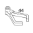 Lower fork Bear Varimixer AR80 VL-1S
