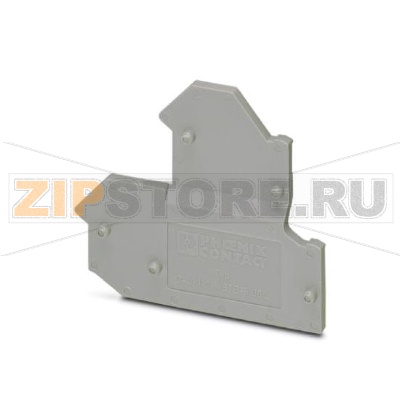 Концевая крышка Phoenix Contact D-UKK 3-MSTB-5,08 L Длина: 50 мм, Ширина: 2,5 мм, Высота: 53,5 мм, Цвет: cерый.Минимальный заказ: 50 шт.Упаковка: 50 шт.