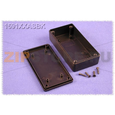 Корпус 100x51x26 мм, материал: пластик, черный, 1 шт Hammond 1591XXASBK 