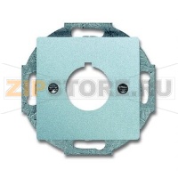 Накладка с суппортом для командно-сигнальных приборов, D=22.5 мм, серебристый алюминий ABB 2CKA001724A4261