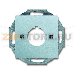 Накладка с суппортом для командно-сигнальных приборов, D=22.5 мм, серебристый алюминий ABB 2CKA001724A4261 