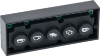 PUSH-BUTTON PANEL 5 LED BLUE BUTTONS