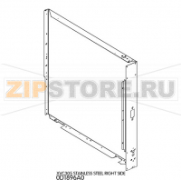 Stainless steel right side Unox XVC 205