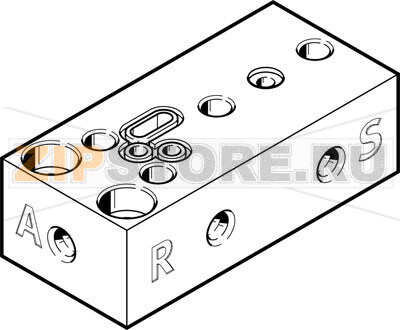 Плита монтажная Festo VABS-P12-S-M5-P3 