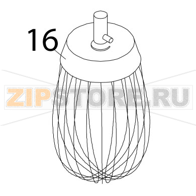 Whip Bear Varimixer AR80 VL-1S Whip Bear Varimixer AR80 VL-1SЗапчасть на деталировке под номером: 16