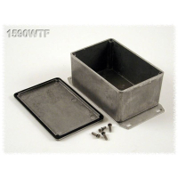 Корпус алюминиевый 120.5x79.5x59 мм, серый, 1 шт Hammond 1590WTF