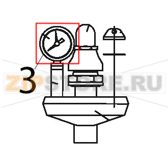 Manometro 0/1 bar, D.60, 1/4&quot; vert. Tecnoinox P81FIE9 Manometro 0/1 bar, D.60, 1/4" vert. Tecnoinox P81FIE9Запчасть на деталировке под номером: 3