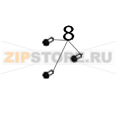 Screw, M4*10, MOQ 50 pcs TSC ME240 Screw, M4*10, MOQ 50 pcs TSC ME240Запчасть на деталировке под номером: 8