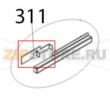 Supporto bulbo forno ele. EM Vortmax SSOC E74 Supporto bulbo forno ele. EM Vortmax SSOC E74Запчасть на деталировке под номером: 311