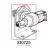 Standard bracket F.Solen.Valv Comenda GFS 90 