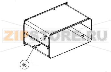 Патрон лампы Unox XF 195 Оригинальное название запчасти: VE1015A1 - LAMP HOLDER SERIE 2 FOR HALOGEN LAMP Unox XF 195 На деталировке запчасть Unox XF 195 под номером: 46