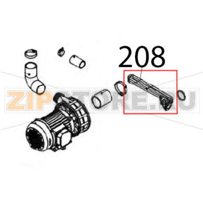 Resistenza vasca per lavapiatti a capotta 4500 W, 230 V Vortmax DDM 660 Resistenza vasca per lavapiatti a capotta 4500 W, 230 V Vortmax DDM 660Запчасть на деталировке под номером: 208