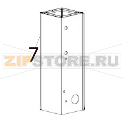 Chamber Hurakan HKN-HVZ22 Chamber Hurakan HKN-HVZ22Запчасть на деталировке под номером: 7