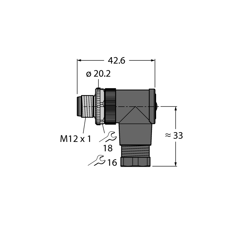 Разъем разборный Turck BS8241-0/PG9 