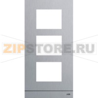 Рамка для станции вызова, 1/3, сталь ABB 2TMA130160X0060