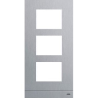 Рамка для станции вызова, 1/3, сталь ABB 2TMA130160X0060